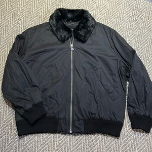 Coach boomer jacket. Size XL, black